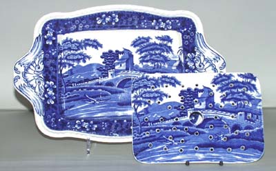 Dish with Drainer Asparagus c1930s